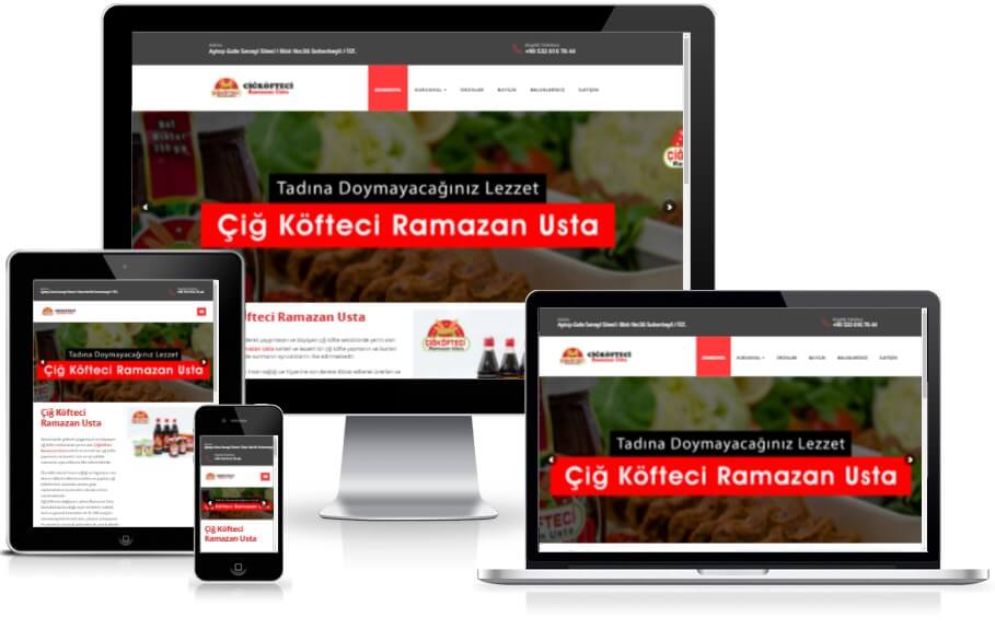 cigkofteci ramazanusta web tasarım